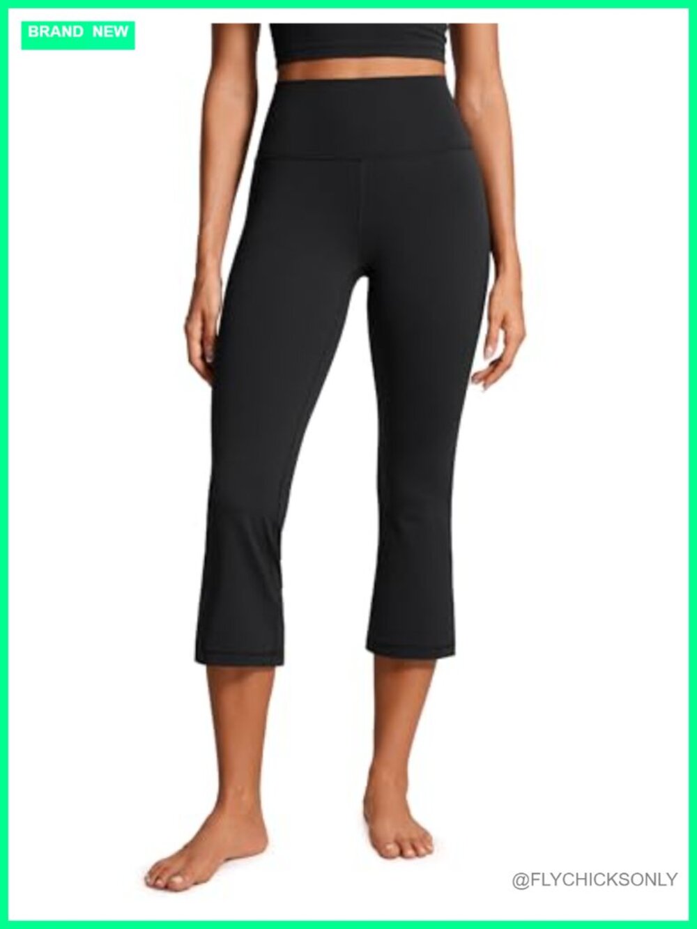 Butterluxe Flare Capri Leggings High Waist Yoga Pants